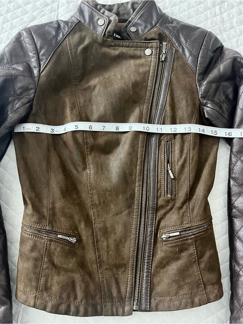 Danier Genuine Leather Bomber Jacket size Small